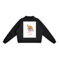 Essential Fleece Mock-Neck Crew Sweatshirt